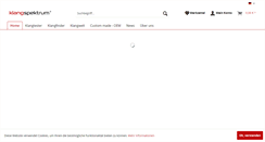 Desktop Screenshot of klangspektrum.de